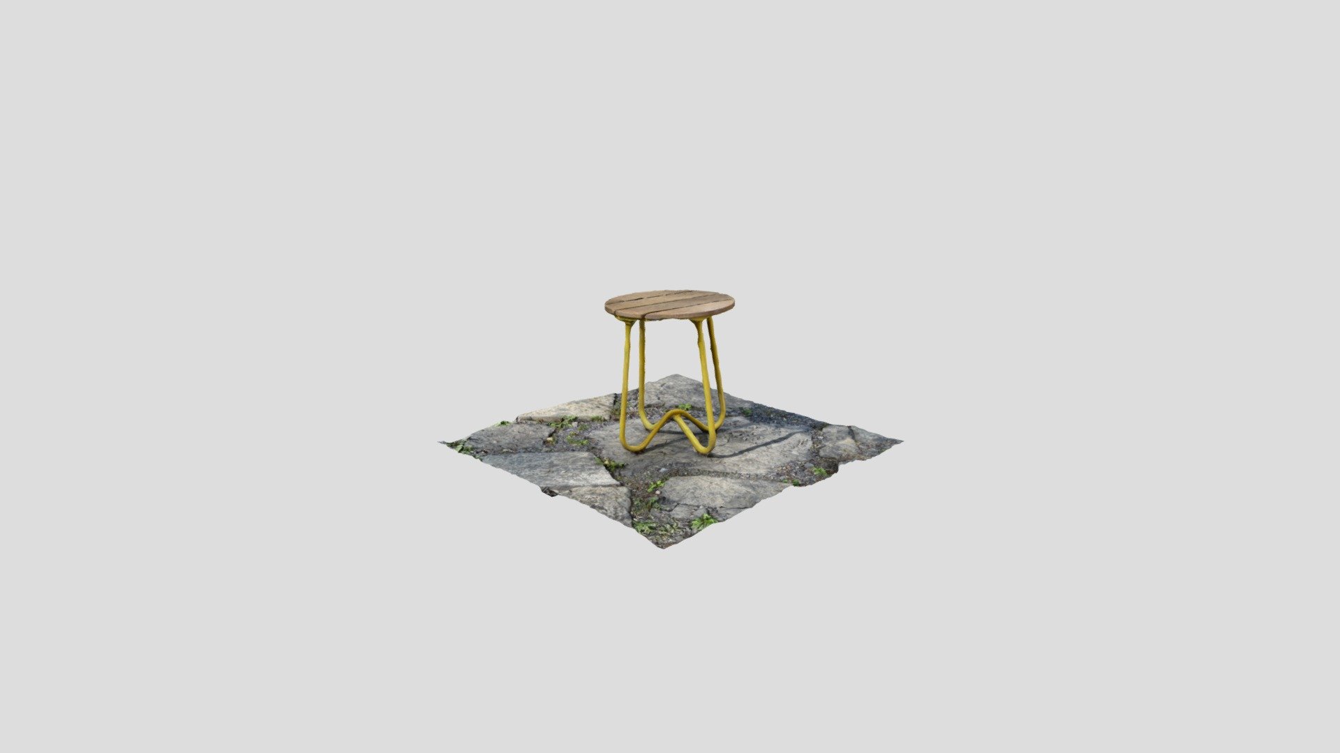Yellow stool test Download Free 3D model by sscranton1 [e0d3b1a