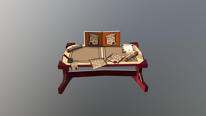 Quest Table 3D Model