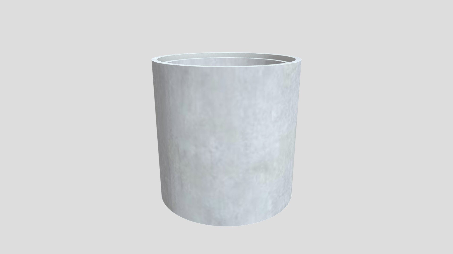 4 Кольца колодезные с дном с четвертью - Download Free 3D model by ...