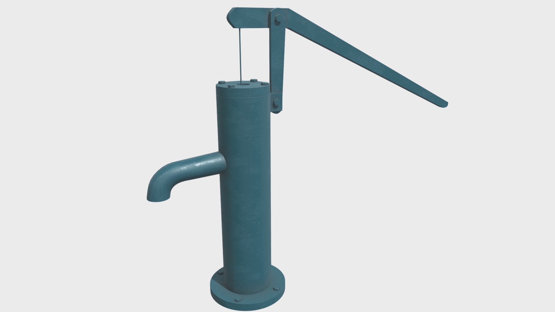 3D model Water pump - This is a 3D model of the Water pump. The 3D model is about icon.