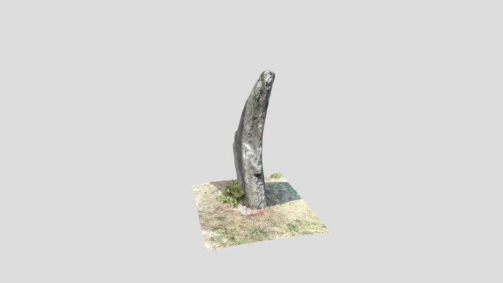 Menhir - Alignement du moulin -Saint-Just 3D Model