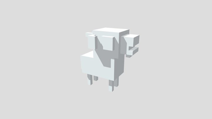 Crossy Roads 08 - Giddy Goat 🐐 3D Model