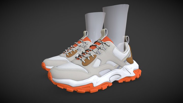 ASOS DESIGN Chunky Sneakers 3D Model