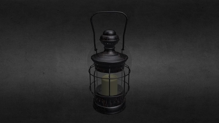 Old Lantern 3D Model