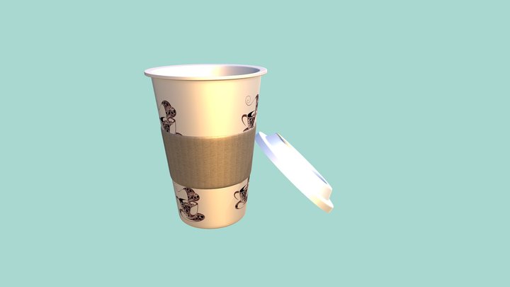 Vaso de Café 3D Model