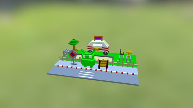 Park&Road 3D Model