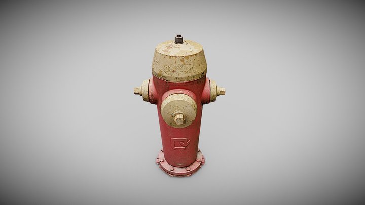 Vancouver Fire Hydrant (Photogrammetry Scan) 3D Model
