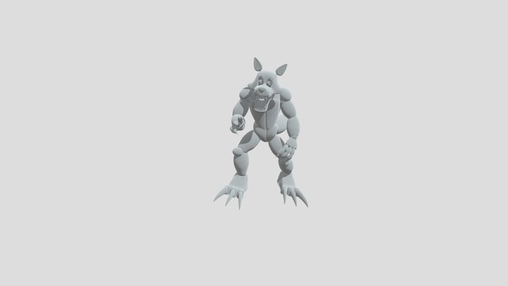 Un- Twisted_ Wolf 3D Model
