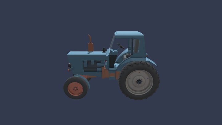 MTZ 80 3D Model