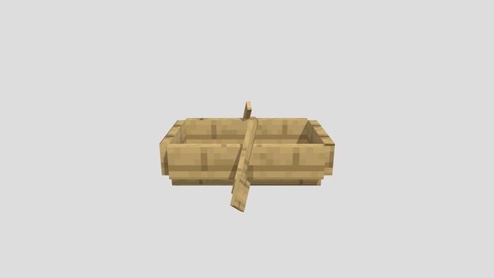 Minecraft boat 3D Model