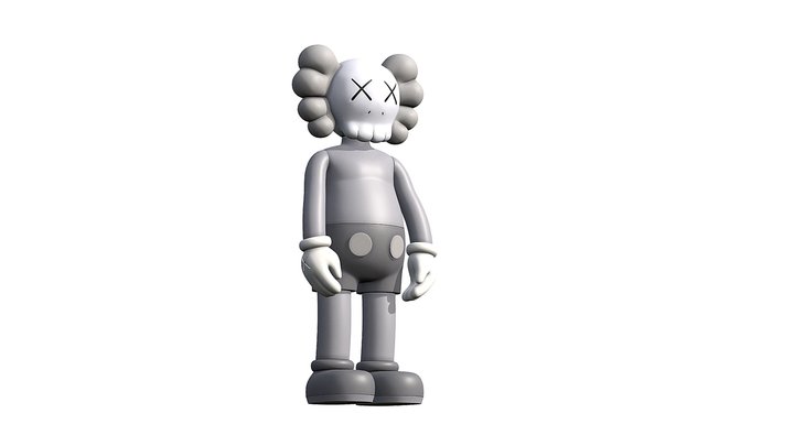 Kaws grey companion Fan Art 3D Print 3D Model