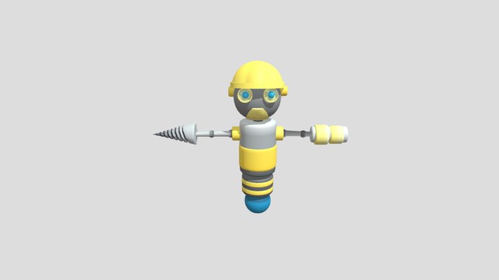 Minging_robot_sketchfab 3D Model