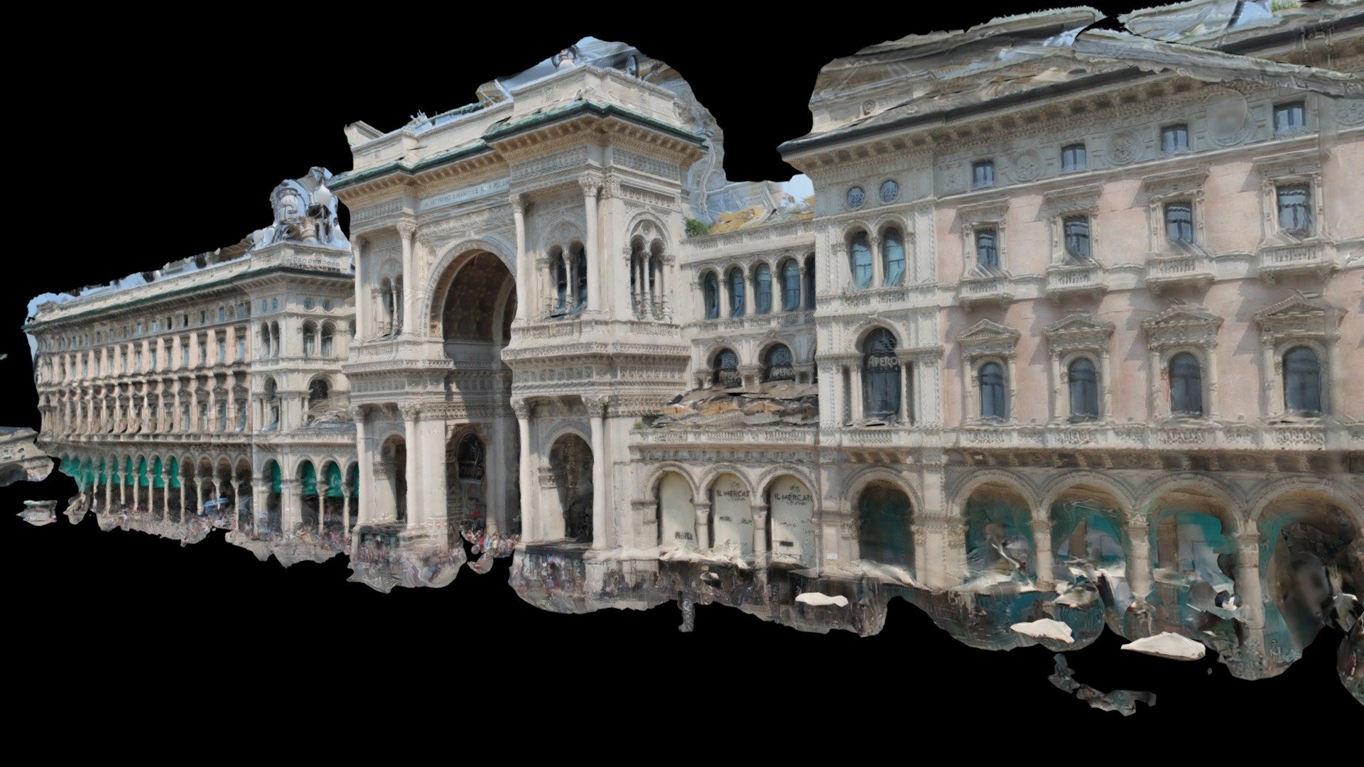 Galleria Vittorio Emanuele II | 3D model