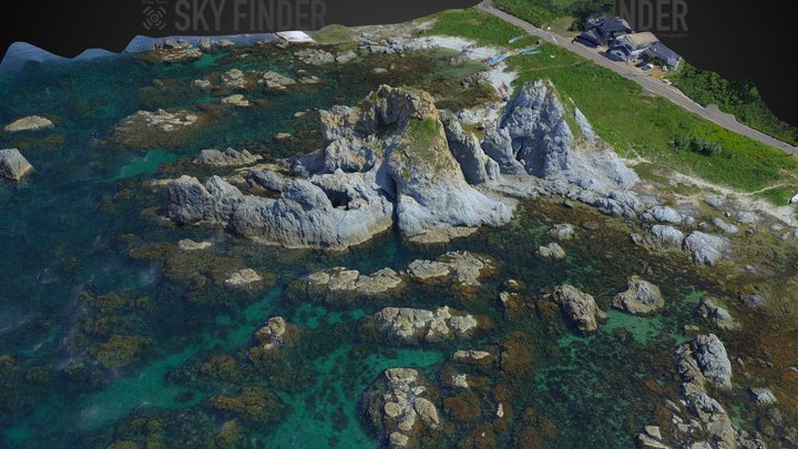 新潟　佐渡　夫婦岩 3D Model