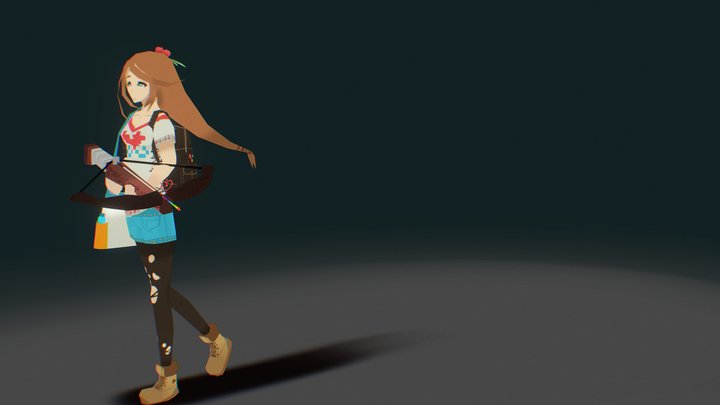 Modern Adventuress 3D Model