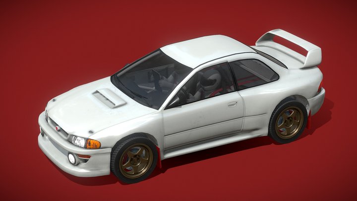 Rally Car 3D Model