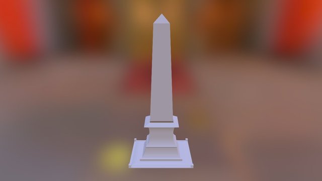Obelisco 3D Model