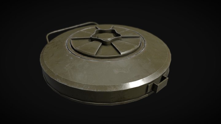 Anti-Tank Mine 3D Model