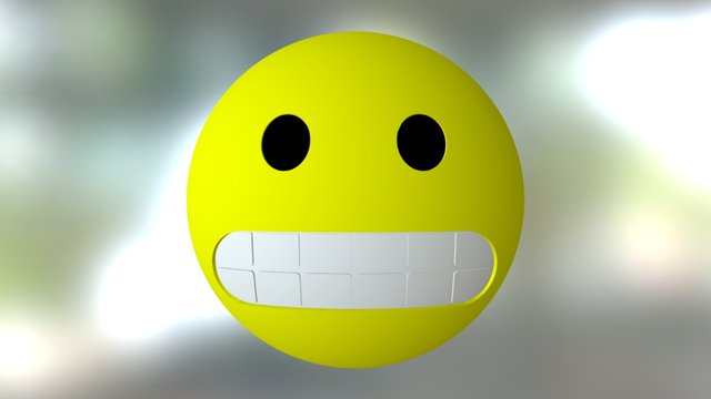 Emoticon Cheeky 3D Model