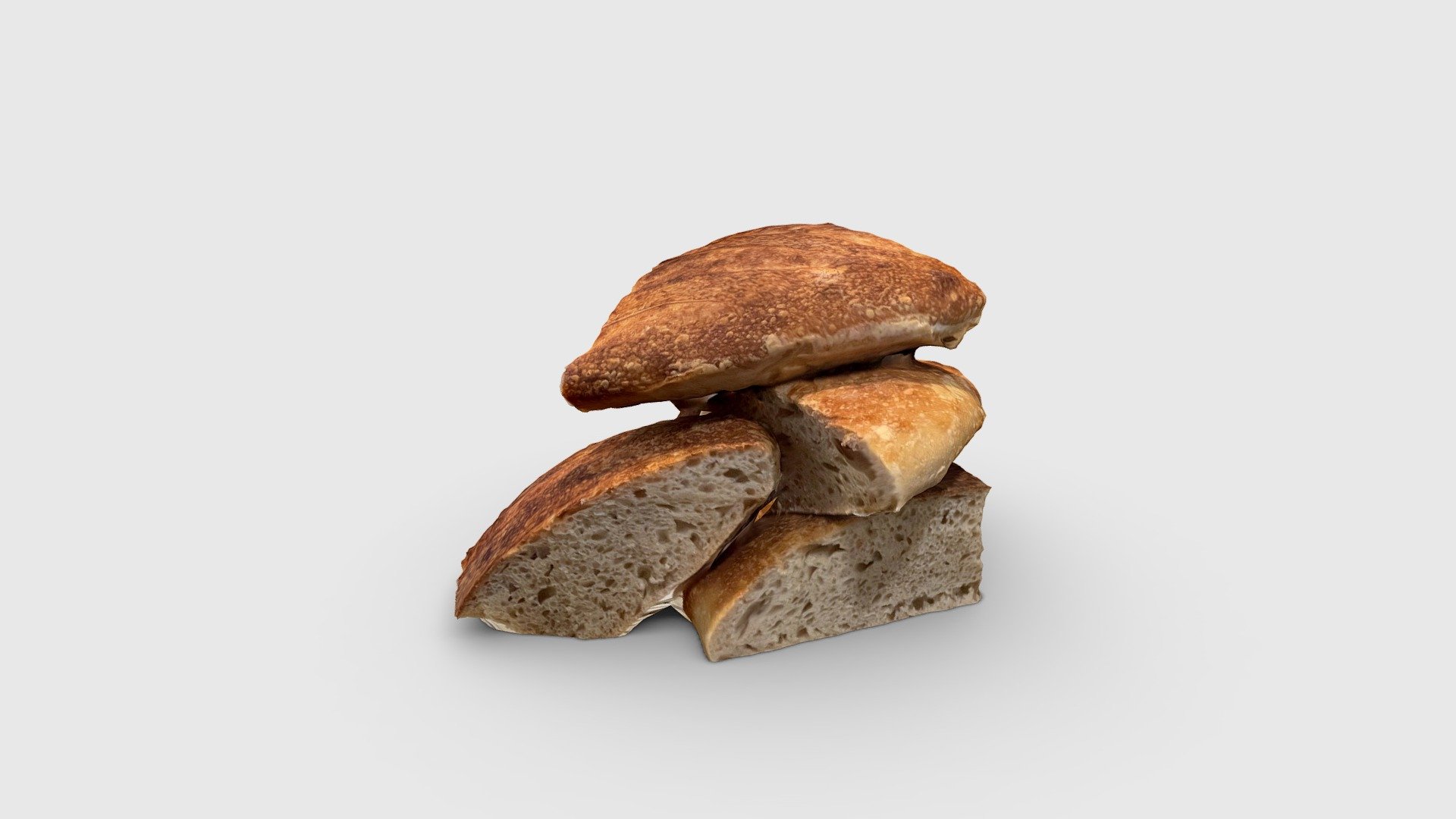 Pile of home made bread