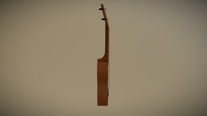 Ukulele 3D Model