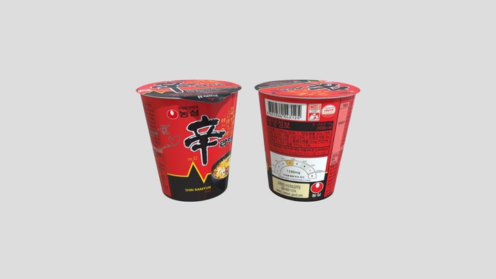 Shin-ramyun 3D Model