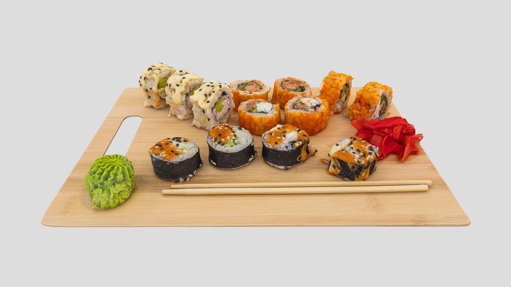 Sushi 3D Model