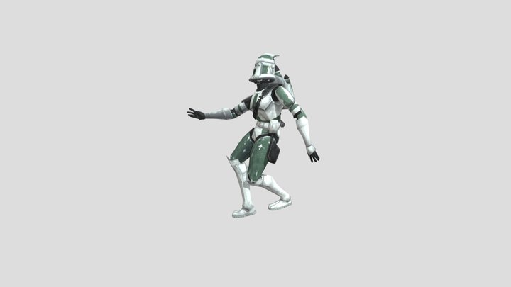Clone-trooper-dancing-clone-wars-3dgenius 3D Model