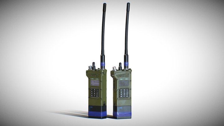 RF23 handheld EPM transceiver 3D Model