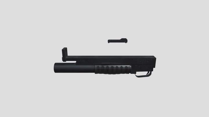 T85 grenade launcher 3D Model