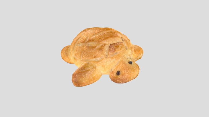 Sourdough Bread Turtle - Artec 3D Spider 2 – Kostenloses 3D-Modell STL