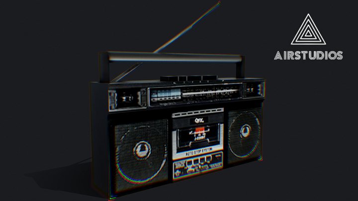 Boombox 3D Models - Sketchfab