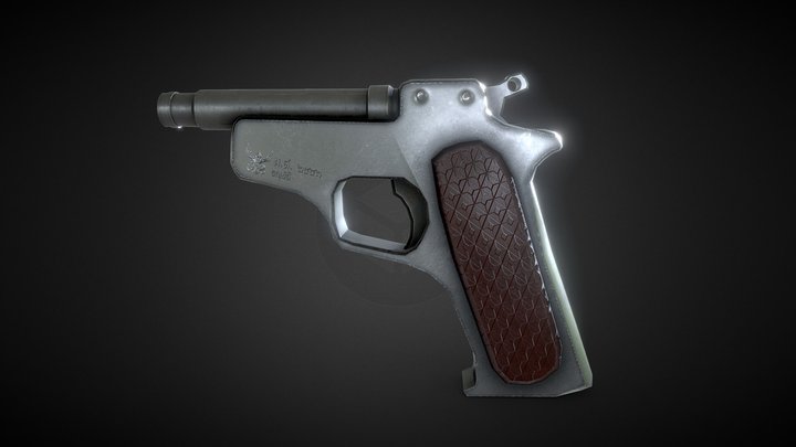 Thai Improvised Pistol/Hand-shotgun 3D Model