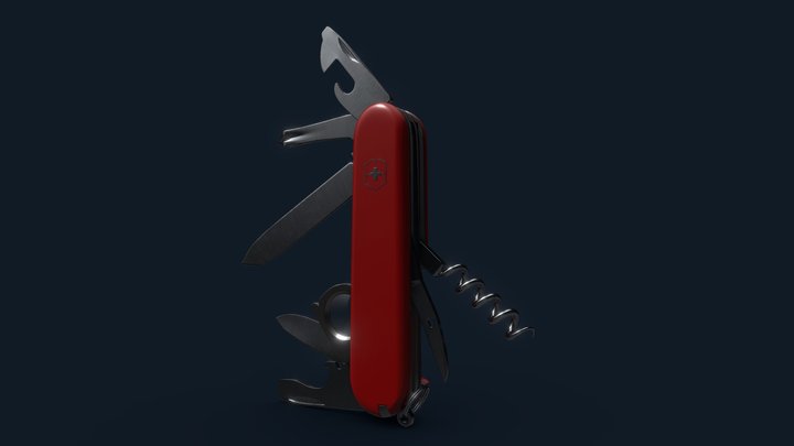 Swiss Army Knife Victorinox 3D Model