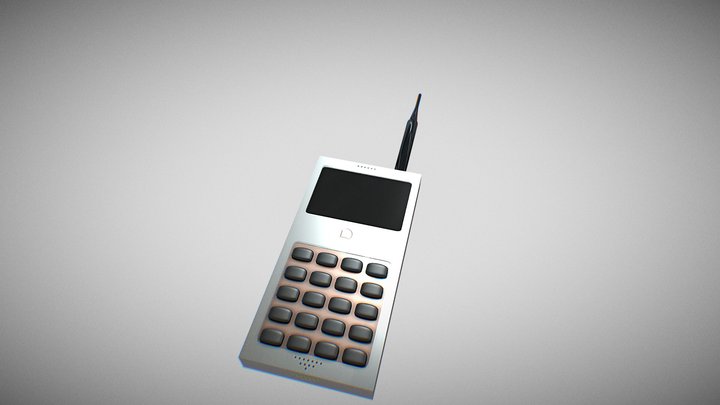 Old Cell Phone 3D Model