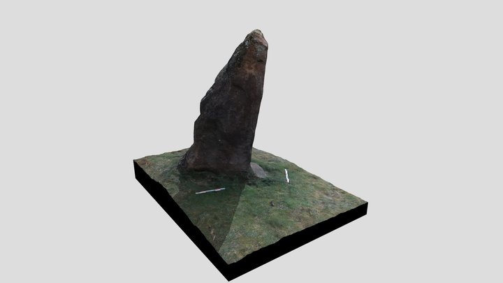 Menhir "M_Castrillos I" (Valdeolea,Cantabria) 3D Model