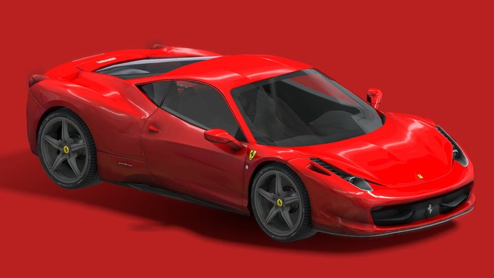 2015 Ferrari 458 Italia – Gratis 3D-model STL