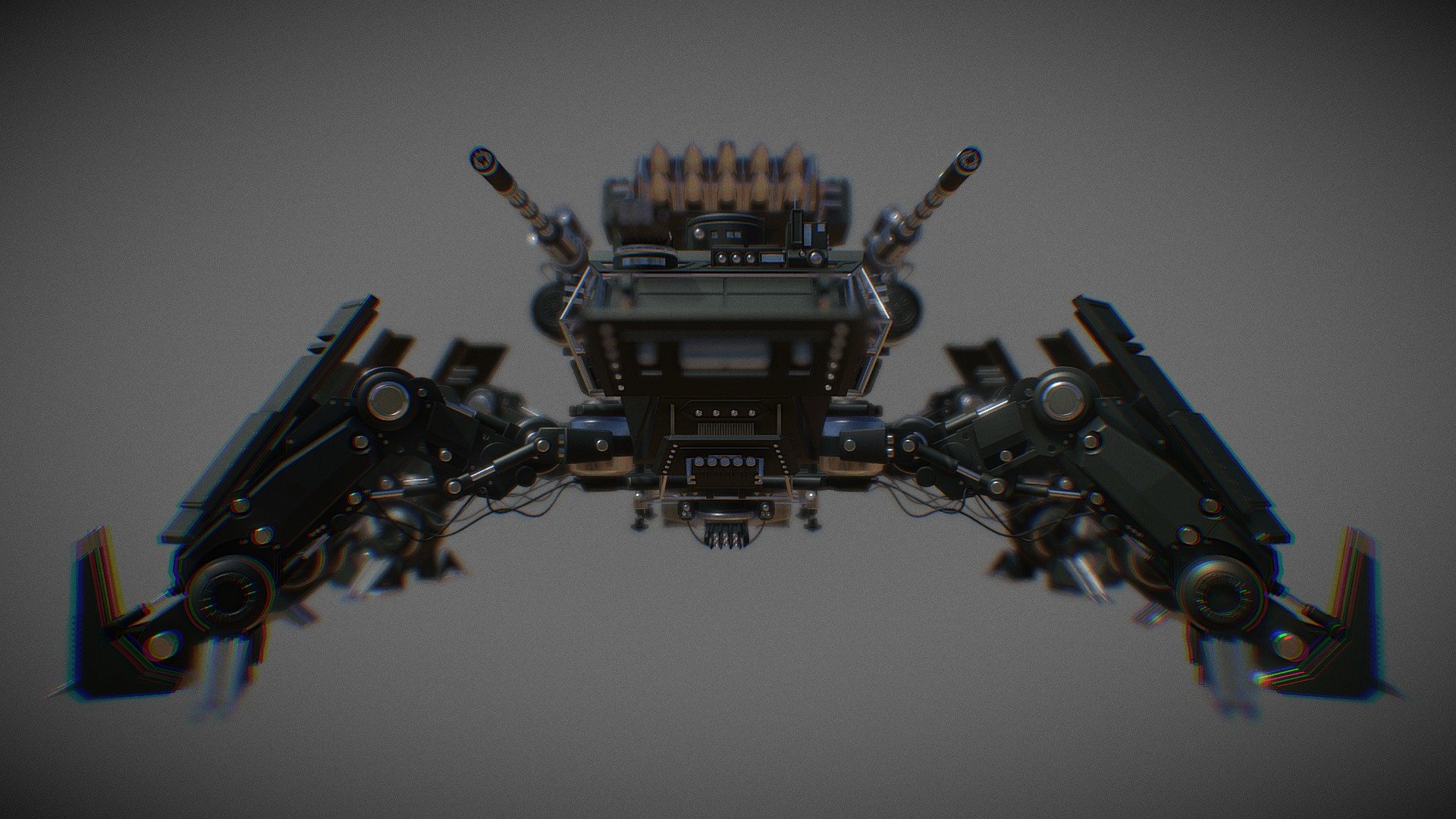 TITANS Spider Mech FANART GAME Battle of Titans - 3D model by DmitryAnanyev  [e0e8a9f] - Sketchfab