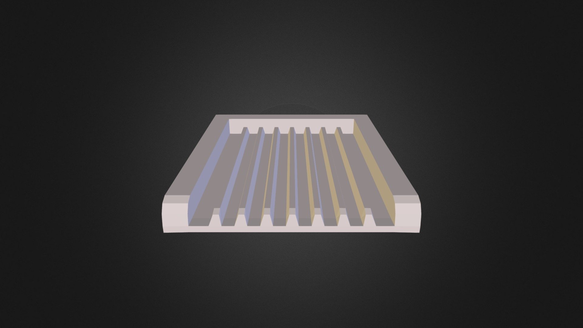 Sponge sluice / keeper / tray / dryer / rack - 3D model by 3dindustries ...
