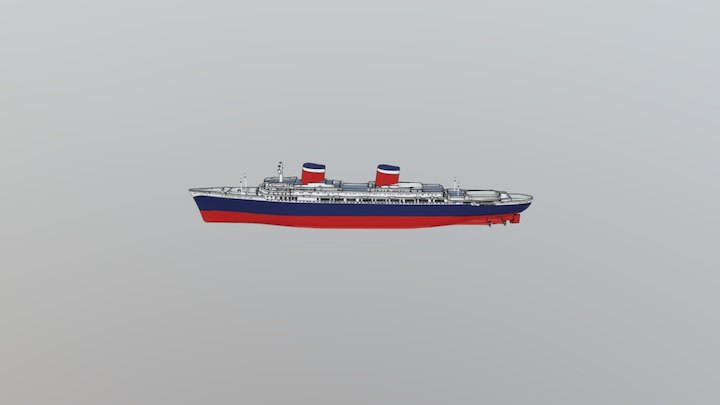 SS_United_States 3D Model