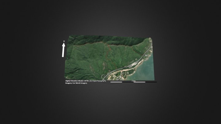 大笔架山小环线 – Modelo 3D gratuito STL