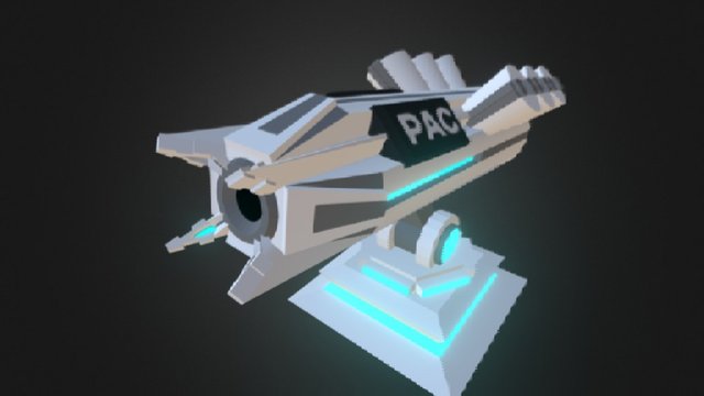 Progectile Accumulating Cannon (Ver.2) 3D Model
