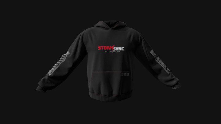 STORMXSYNC Hoodie 3D Model