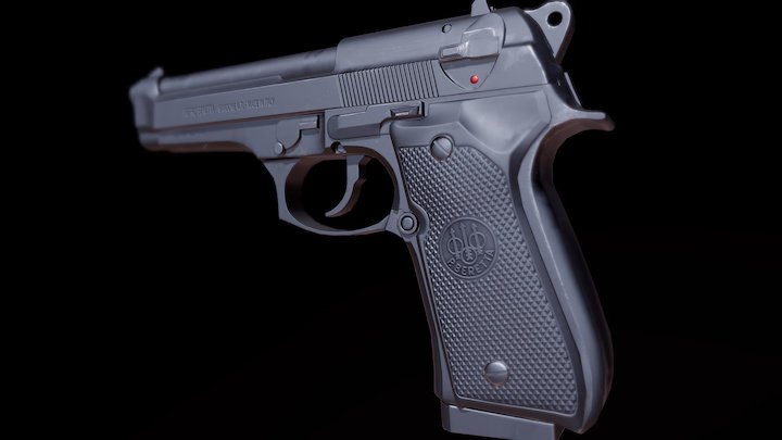 Beretta 92fs 3D Model