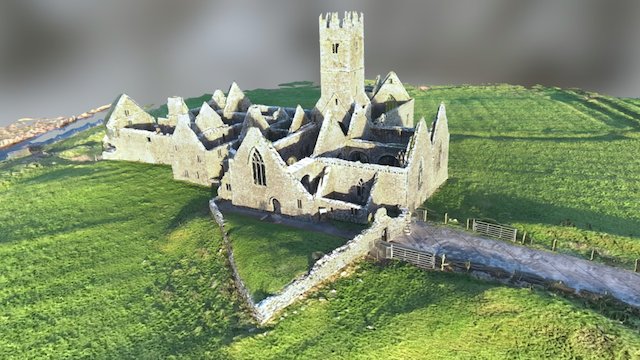 Ross Errilly Friary - Galway 3D Model