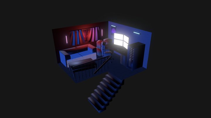 3DAC CA2 Room 3D Model