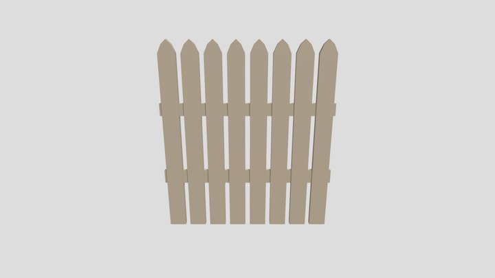 Fence Model 3D Model