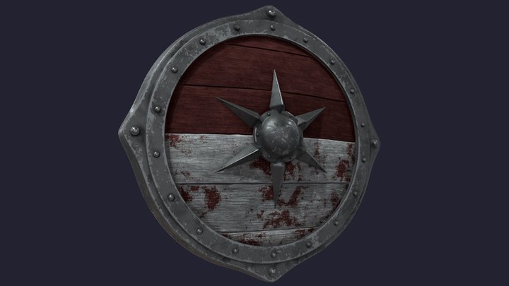 escudo vikingo4 3D Model