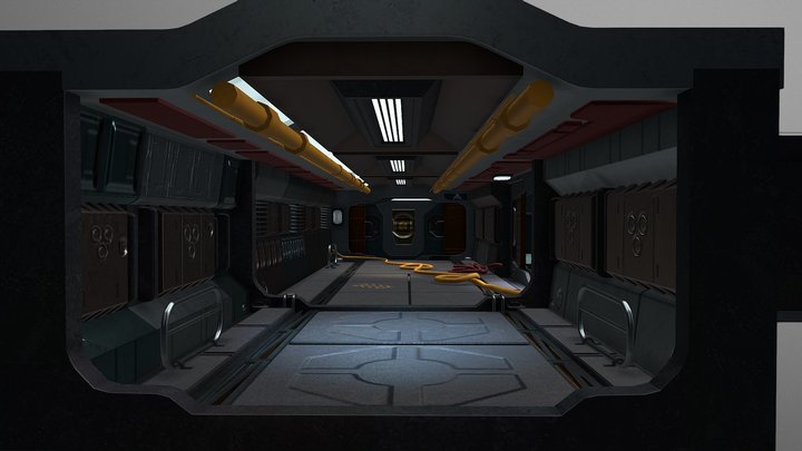 space station 3D Model