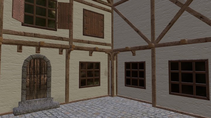 House Diorama 3D Model